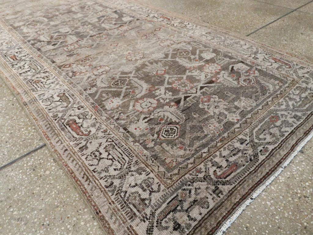 Antique Persian Malayer Runner, No.18576 - Staging