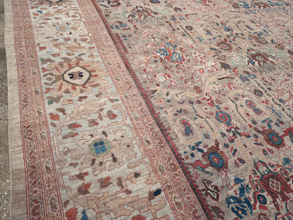 Antique Persian Mahal Carpet, No.18579 - Staging