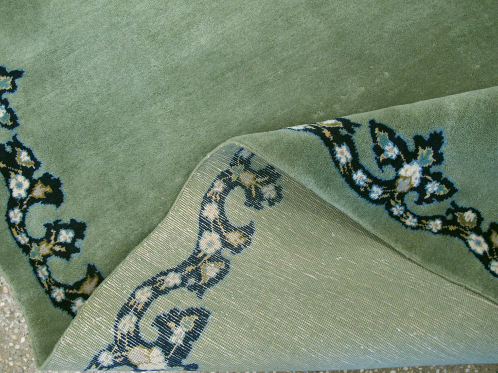 Vintage Persian Kashan Runner, No.18586 - Staging