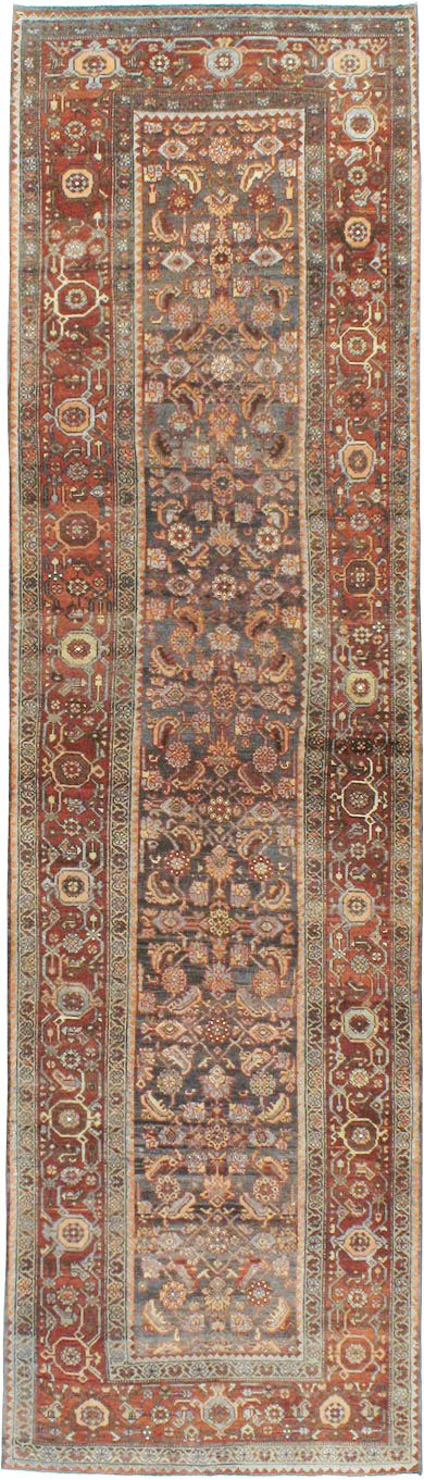 Antique Persian Malayer Runner, No.18589 - Staging
