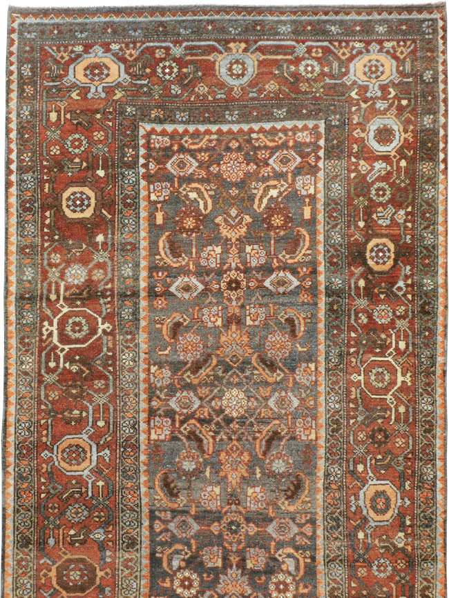 Antique Persian Malayer Runner, No.18589 - Staging