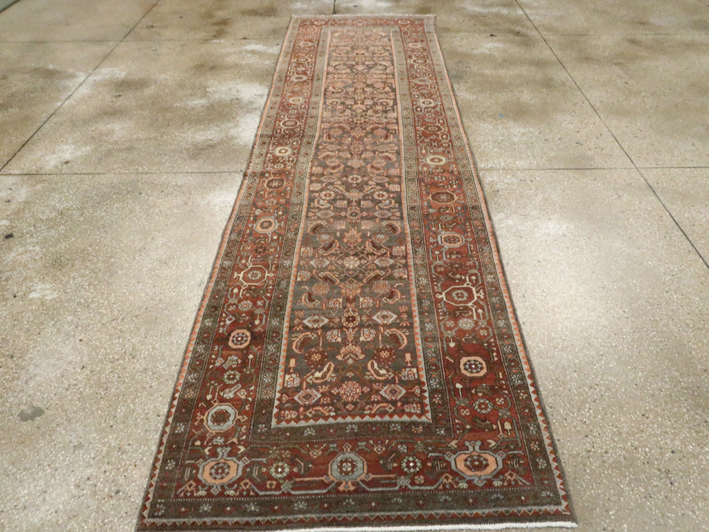 Antique Persian Malayer Runner, No.18589 - Staging