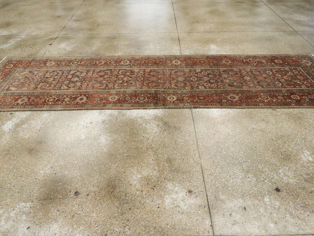 Antique Persian Malayer Runner, No.18589 - Staging