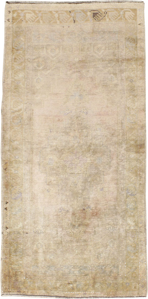 Antique Turkish Oushak Rug, No.18599 - Staging