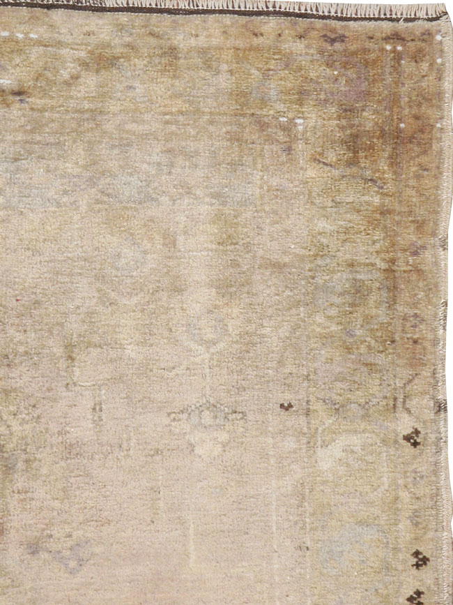 Antique Turkish Oushak Rug, No.18599 - Staging