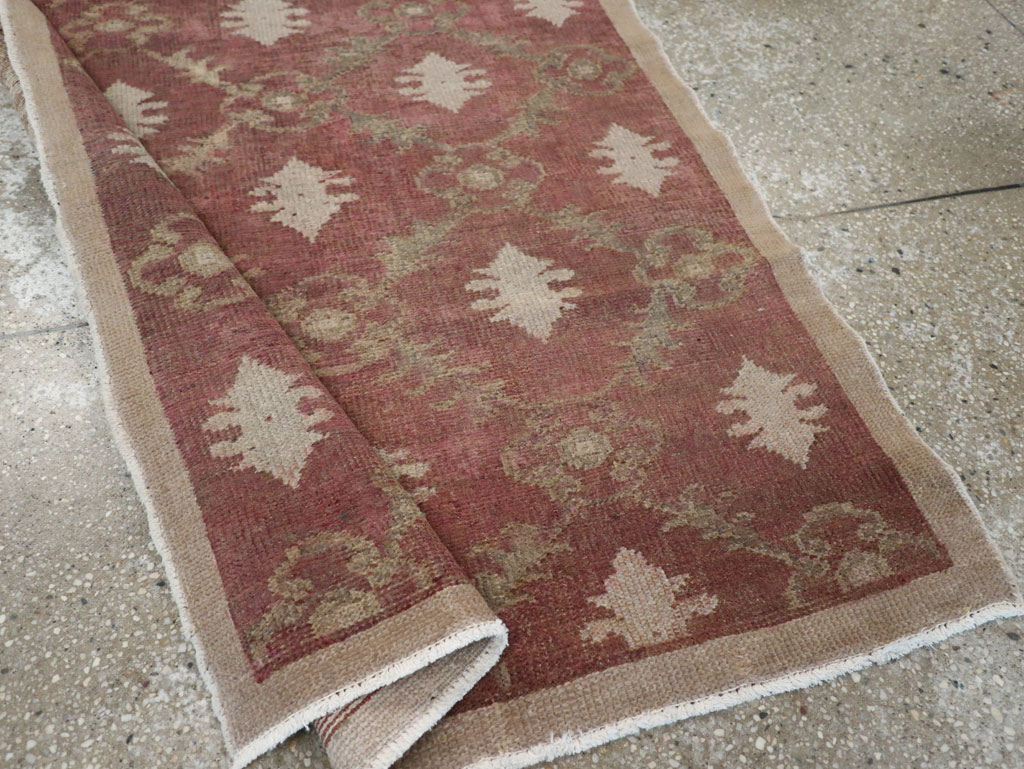 Vintage Turkish Anatolian Throw Rug, No.18618 - Staging