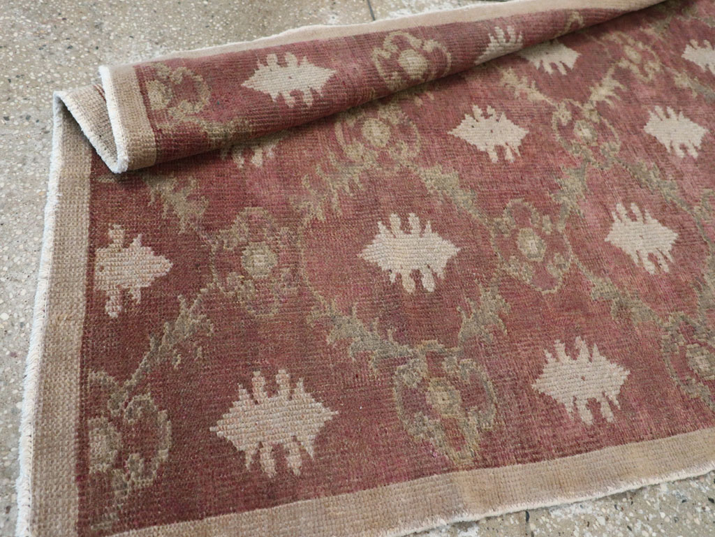 Vintage Turkish Anatolian Throw Rug, No.18618 - Staging