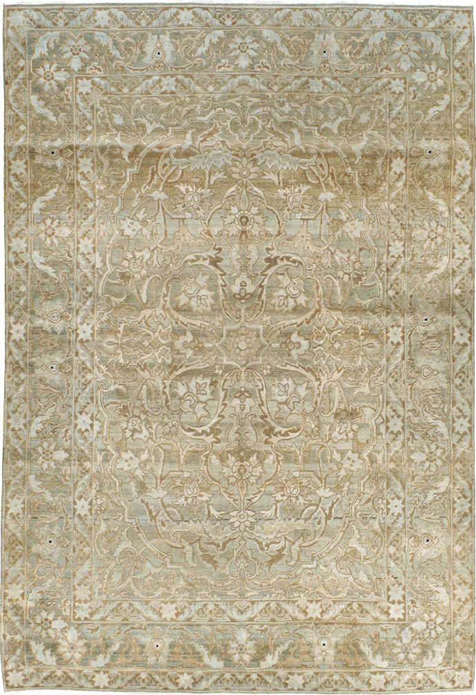 Antique Persian Lavar Kerman Rug, No.18620 - Staging