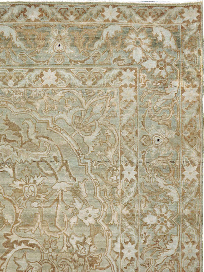 Antique Persian Lavar Kerman Rug, No.18620 - Staging