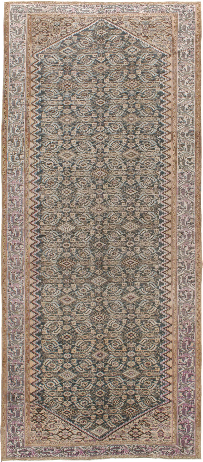Vintage Persian Malayer Carpet, No.18637 - Staging