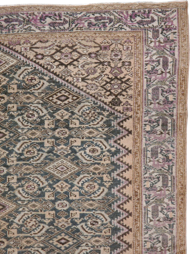 Vintage Persian Malayer Carpet, No.18637 - Staging