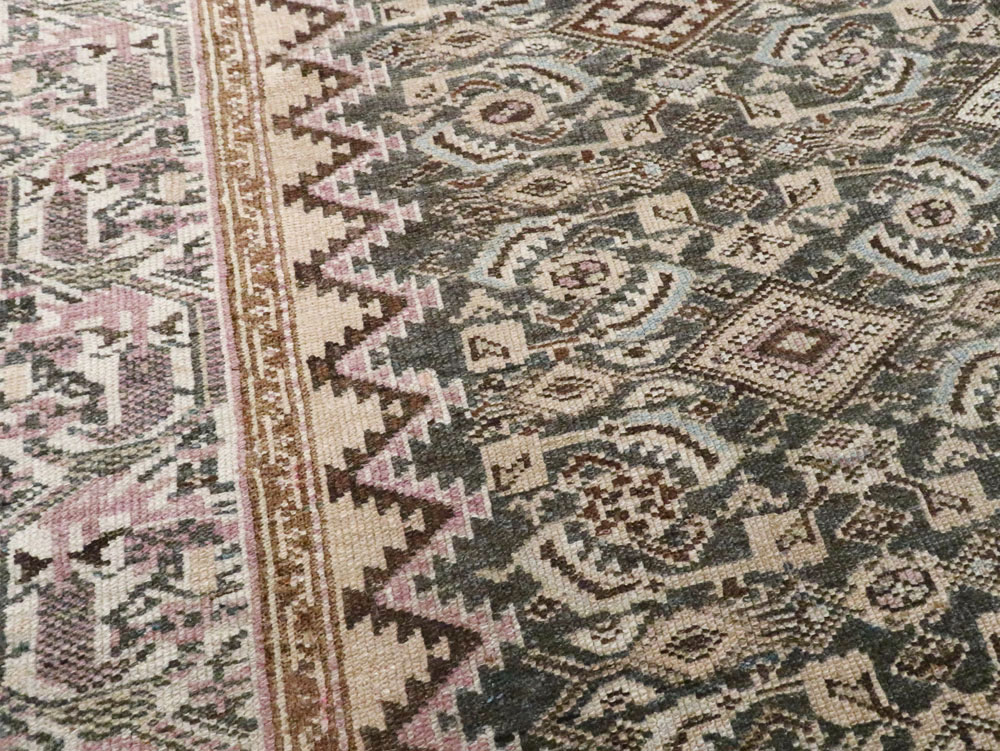 Vintage Persian Malayer Carpet, No.18637 - Staging