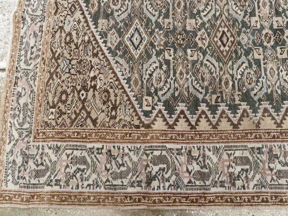 Vintage Persian Malayer Carpet, No.18637 - Staging