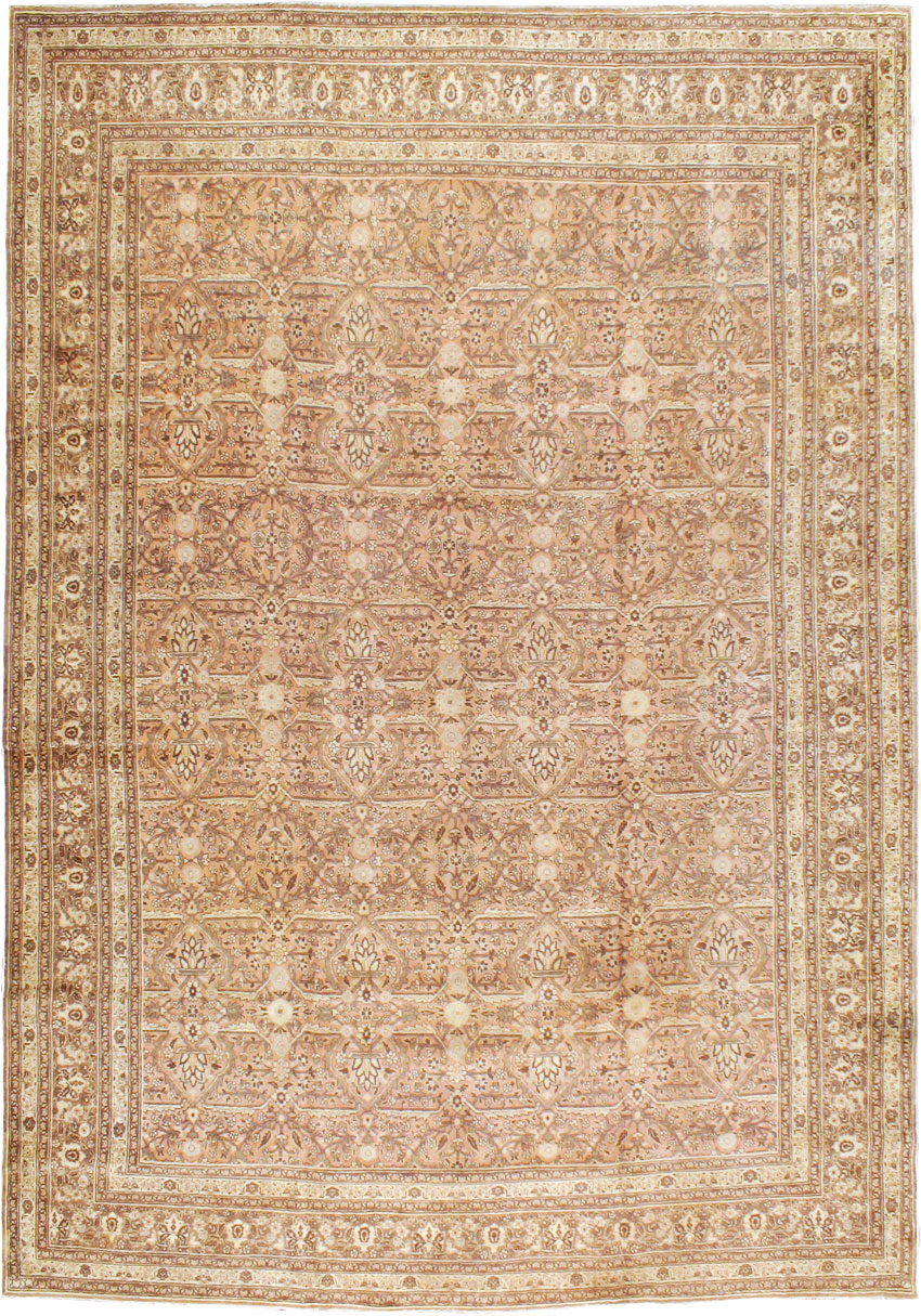 Antique Persian Tabriz Carpet, No.18648 - Staging