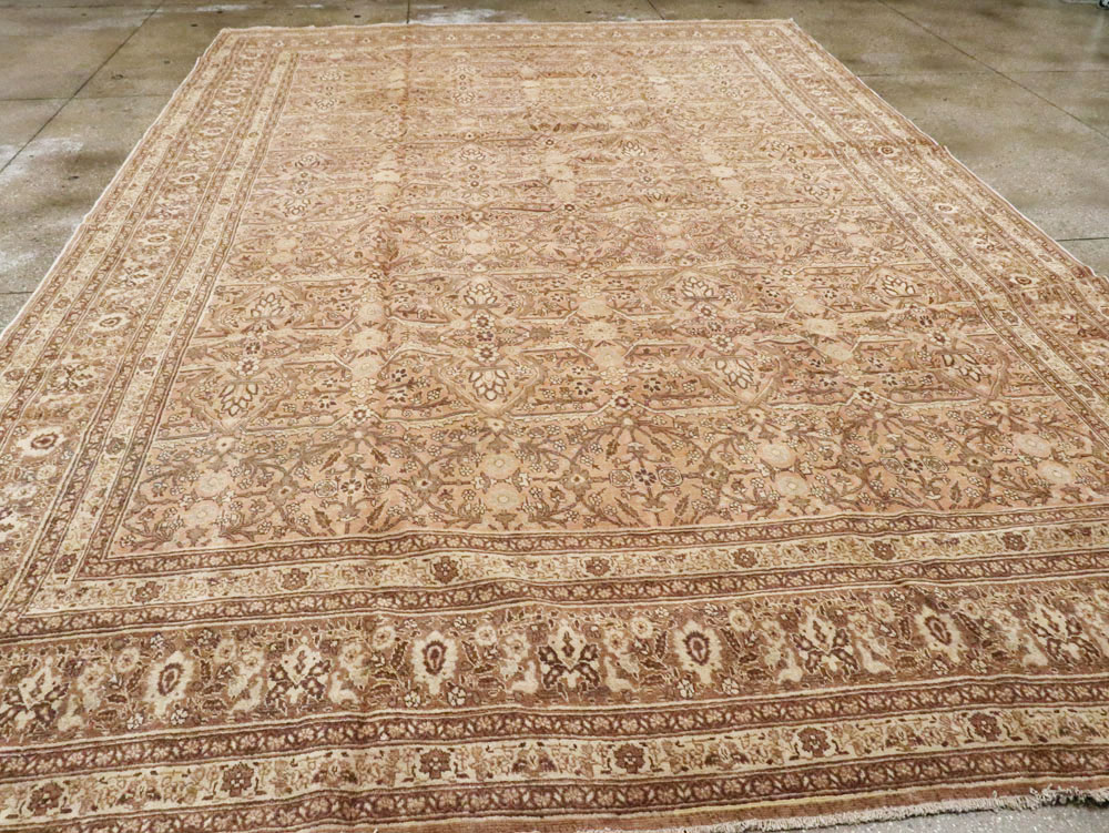 Antique Persian Tabriz Carpet, No.18648 - Staging