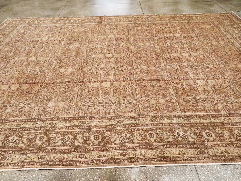 Antique Persian Tabriz Carpet, No.18648 - Staging