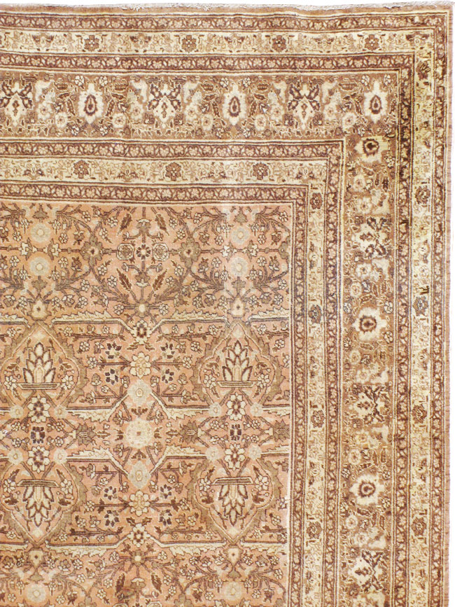 Antique Persian Tabriz Carpet, No.18648 - Staging