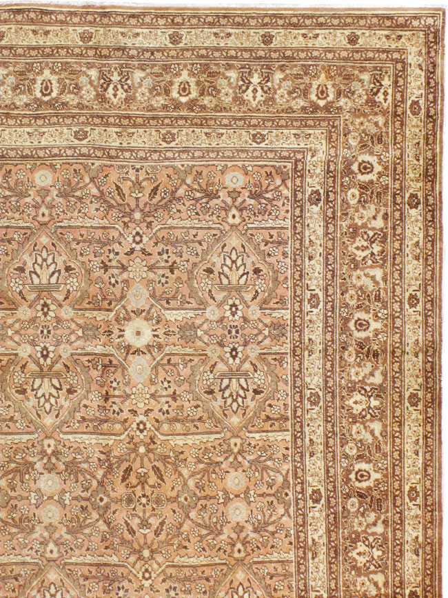 Antique Persian Tabriz Carpet, No.18648 - Staging