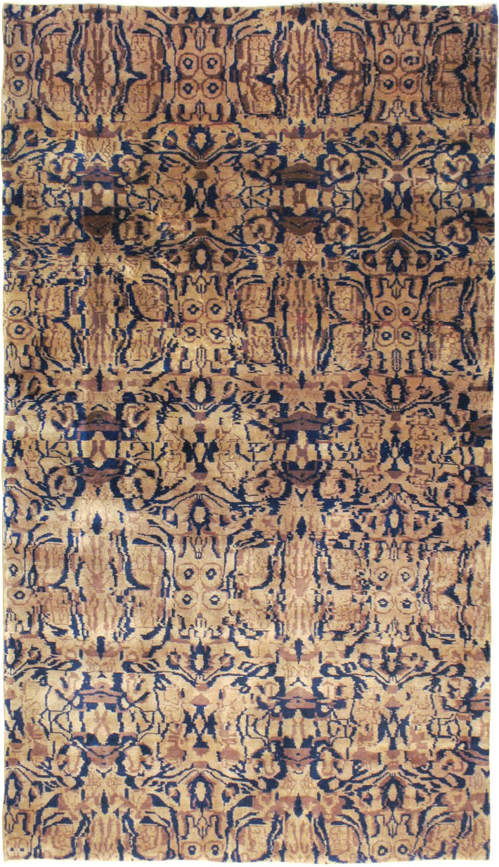 Vintage Indian Lahore Carpet, No.18650 - Staging