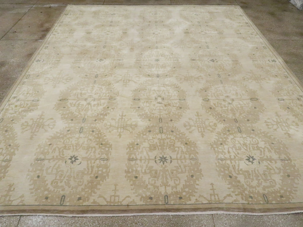 Modern Indian Lahore Large Room Size Carpet, No.18659 - Staging