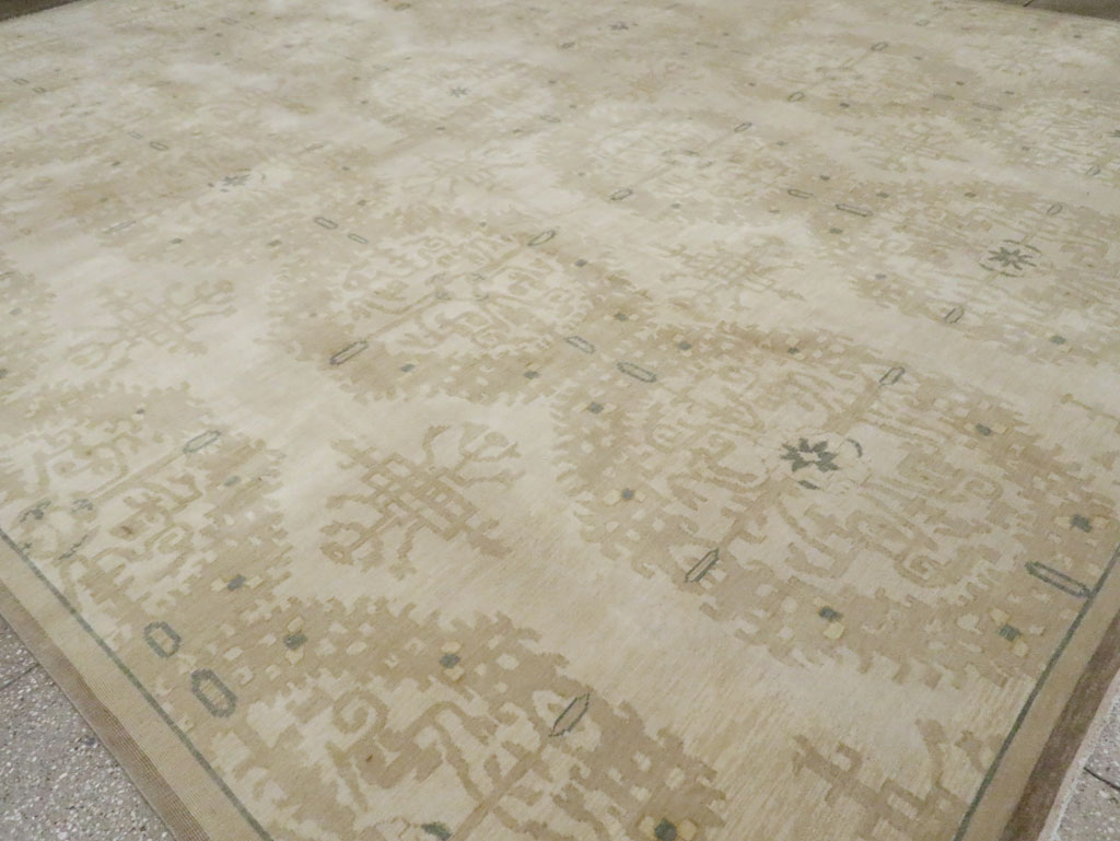 Modern Indian Lahore Large Room Size Carpet, No.18659 - Staging