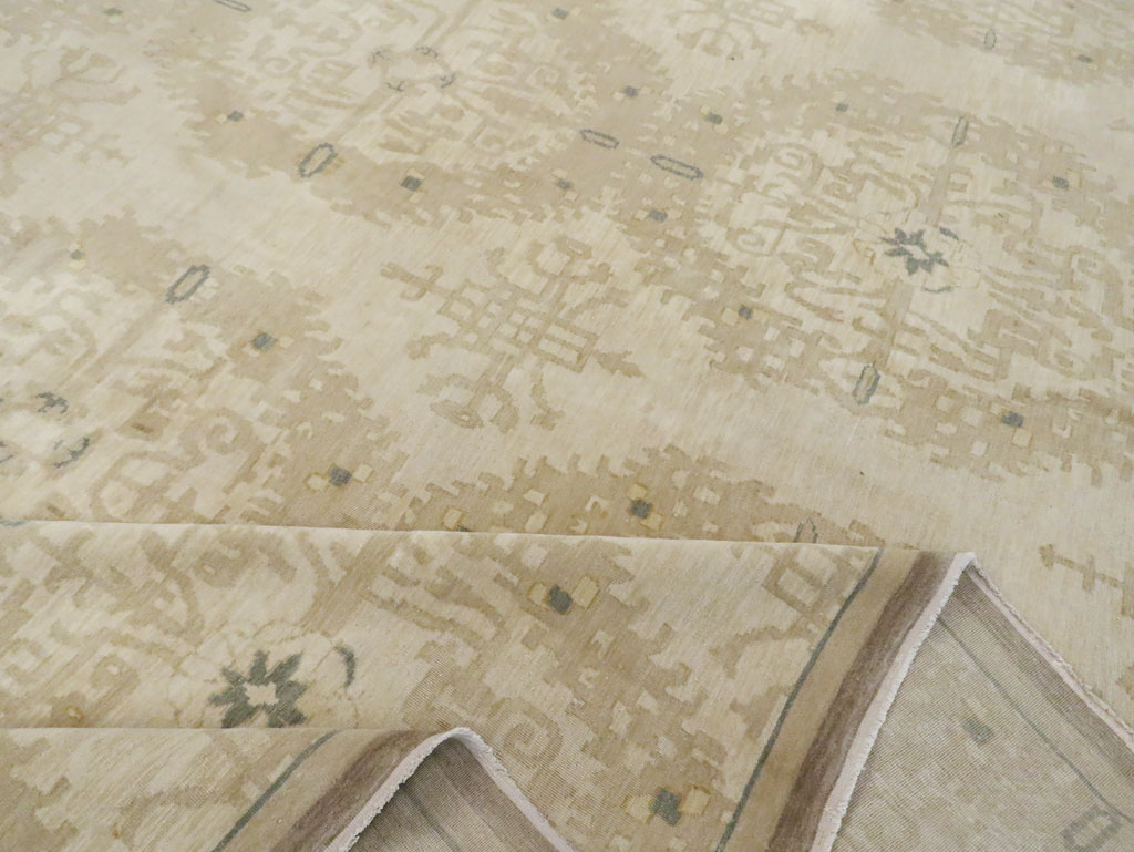 Modern Indian Lahore Large Room Size Carpet, No.18659 - Staging