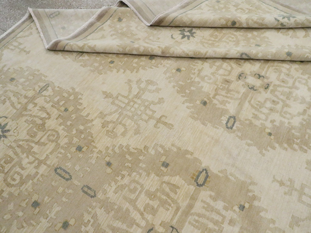 Modern Indian Lahore Large Room Size Carpet, No.18659 - Staging