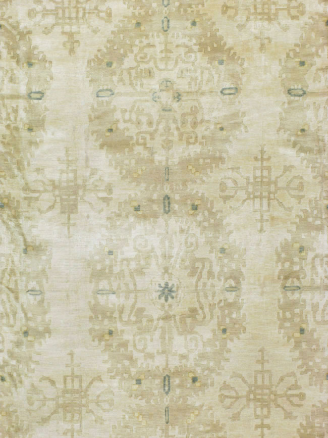 Vintage Indian Lahore Oversize Carpet, No.18660 - Staging