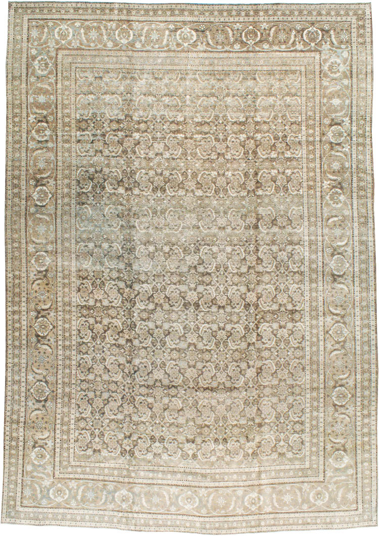 Antique Persian Tabriz Carpet, No.18662 - Staging