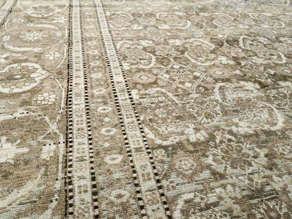 Antique Persian Tabriz Carpet, No.18662 - Staging