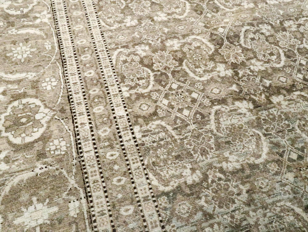 Antique Persian Tabriz Carpet, No.18662 - Staging