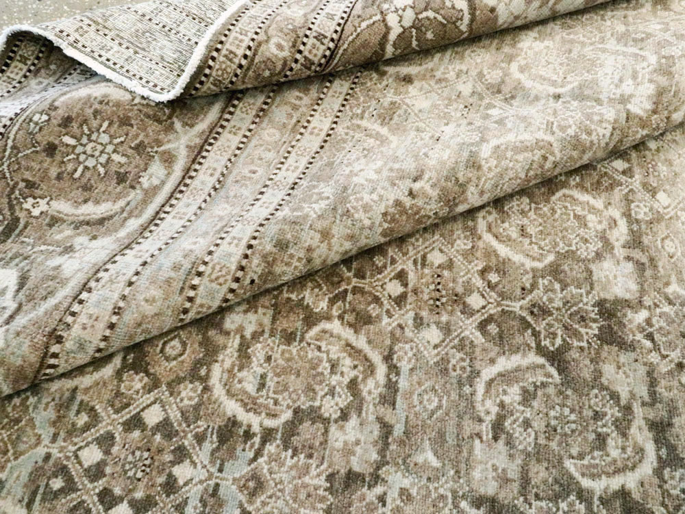 Antique Persian Tabriz Carpet, No.18662 - Staging