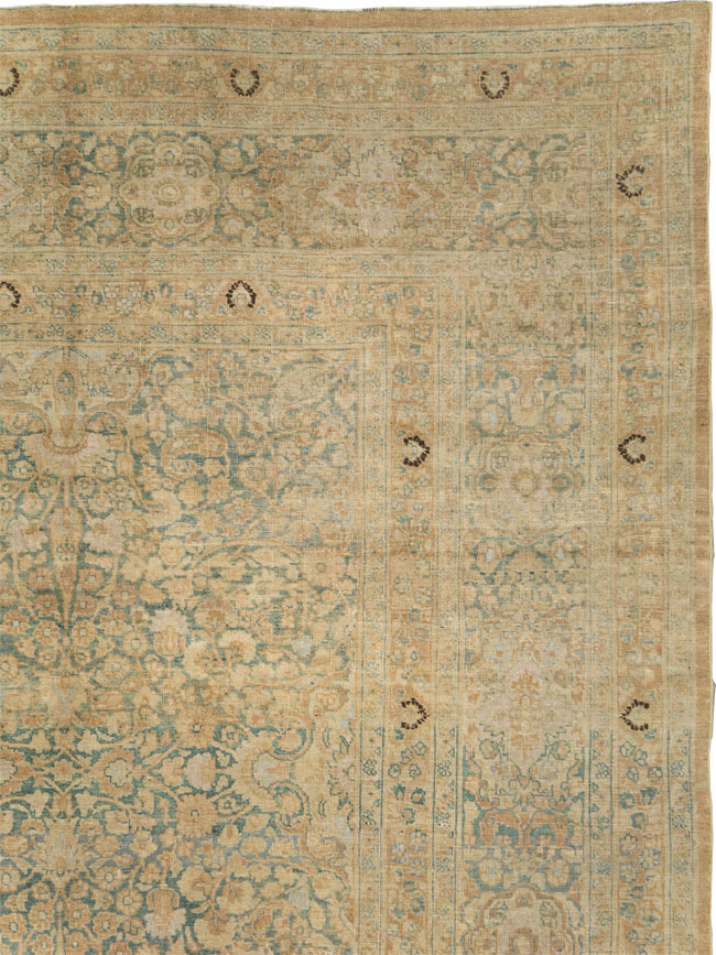 Antique Persian Mashad Carpet, No.18663 - Staging