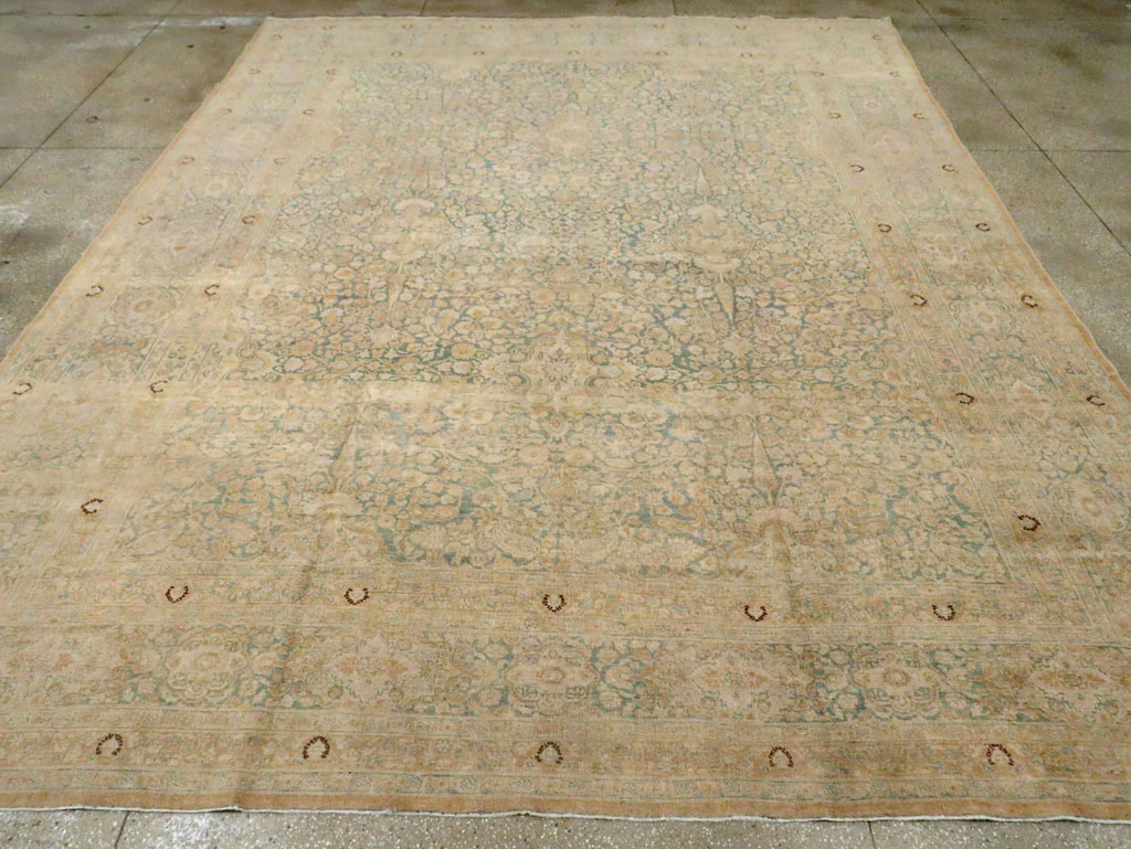 Antique Persian Mashad Carpet, No.18663 - Staging