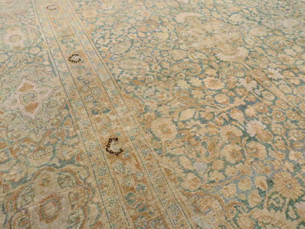 Antique Persian Mashad Carpet, No.18663 - Staging