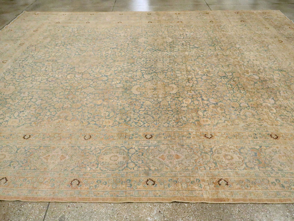 Antique Persian Mashad Carpet, No.18663 - Staging