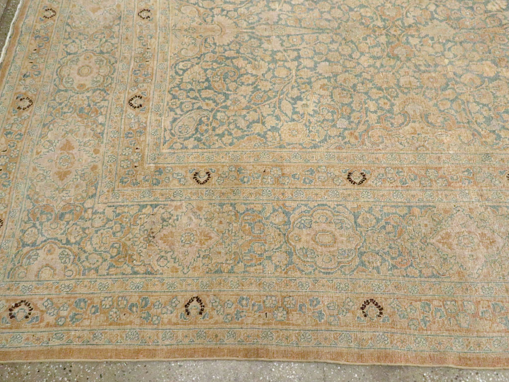 Antique Persian Mashad Carpet, No.18663 - Staging