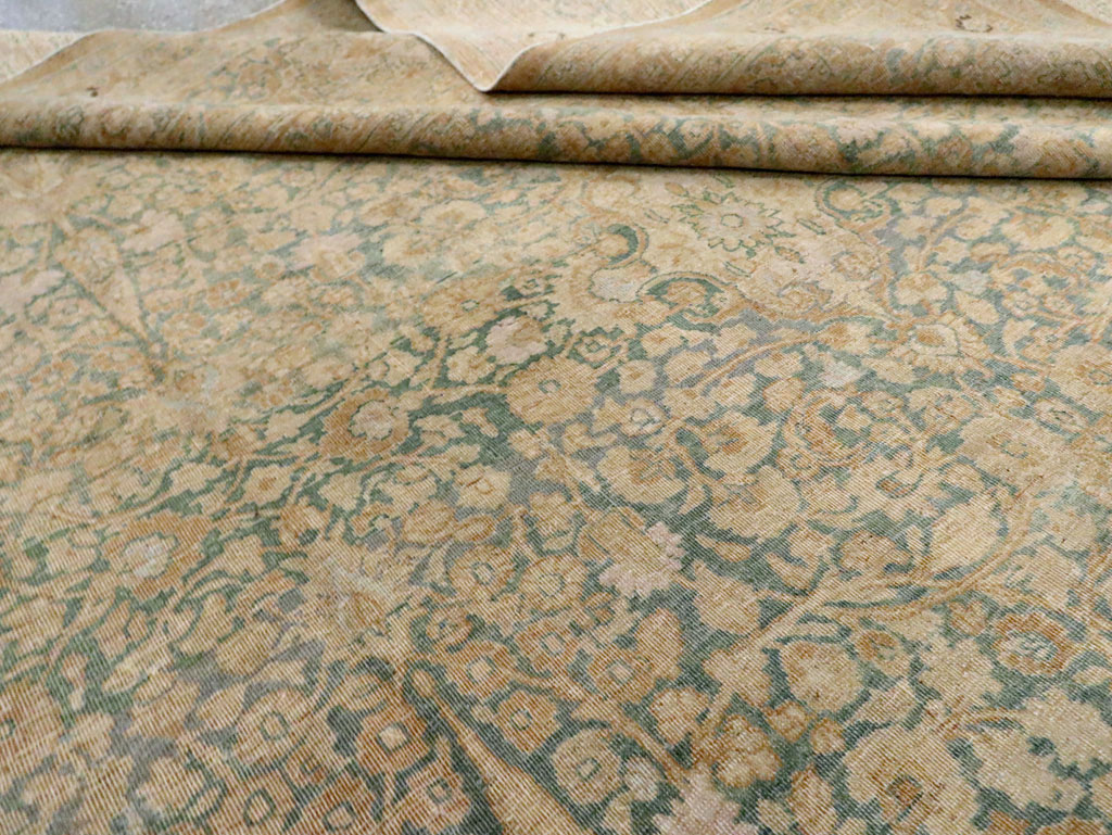 Antique Persian Mashad Carpet, No.18663 - Staging