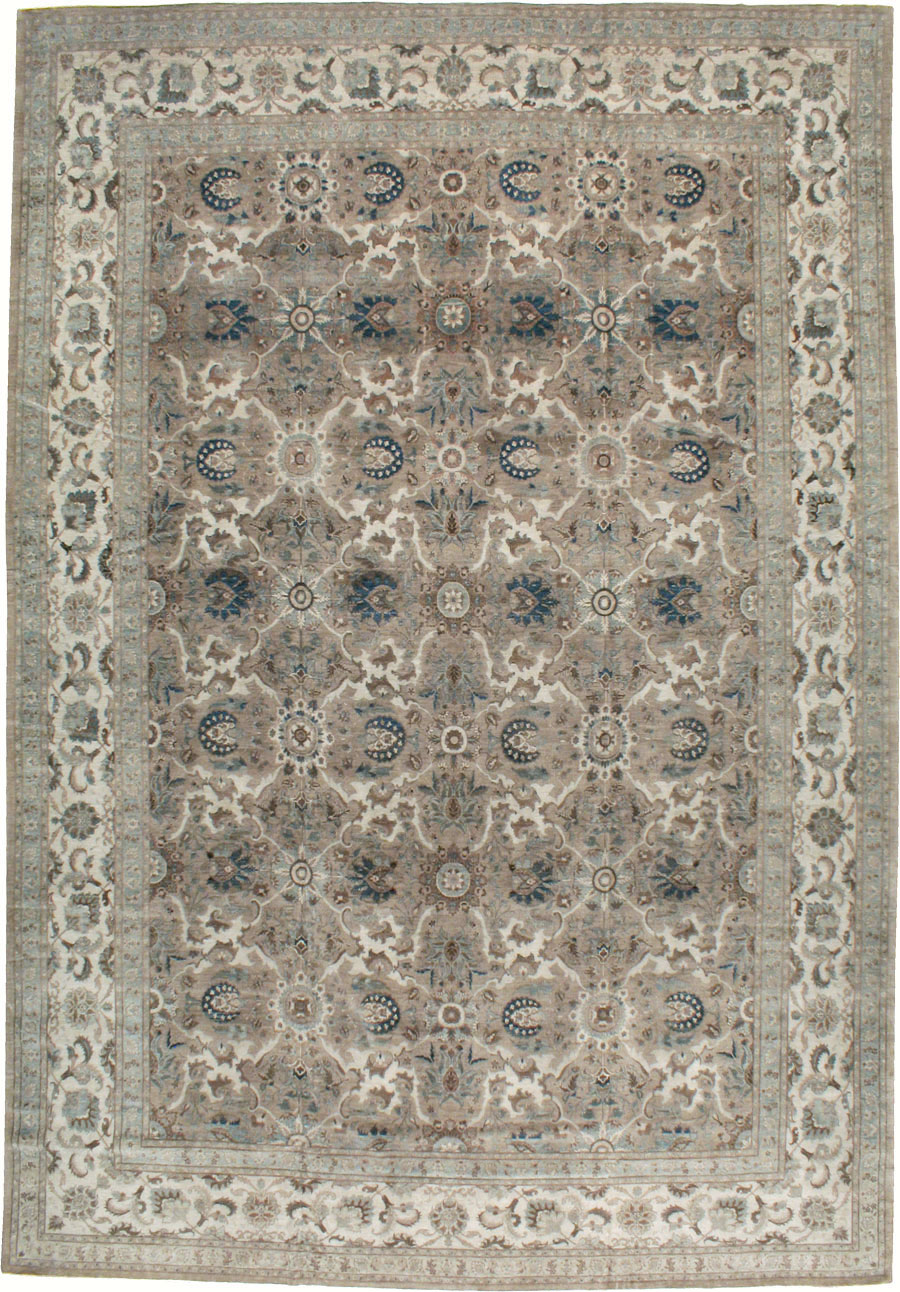 Antique Persian Tabriz Carpet, No.18680 - Staging