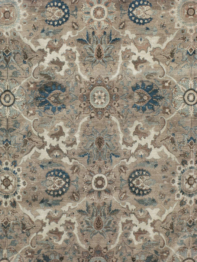 Antique Persian Tabriz Carpet, No.18680 - Staging