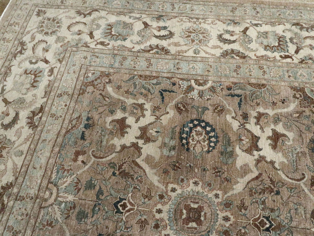 Antique Persian Tabriz Carpet, No.18680 - Staging