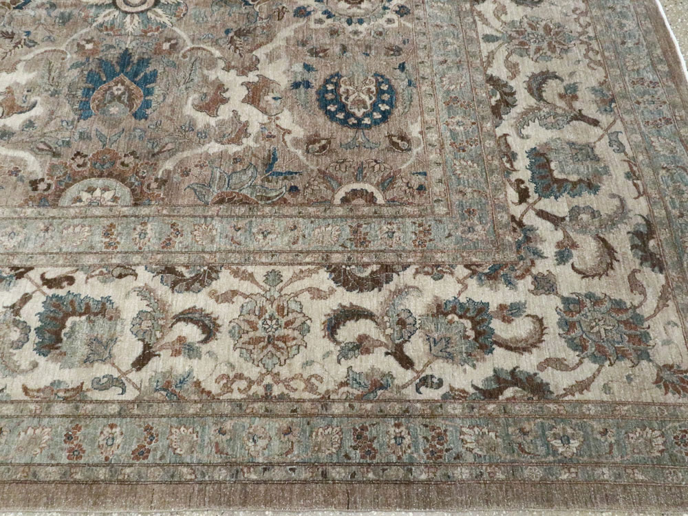 Antique Persian Tabriz Carpet, No.18680 - Staging
