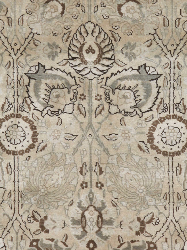 Antique Persian Tabriz Carpet, No.18693 - Staging