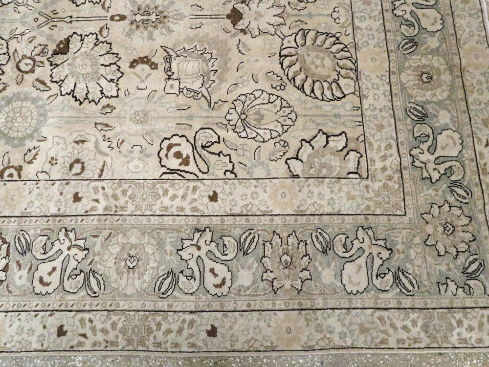 Antique Persian Tabriz Carpet, No.18693 - Staging