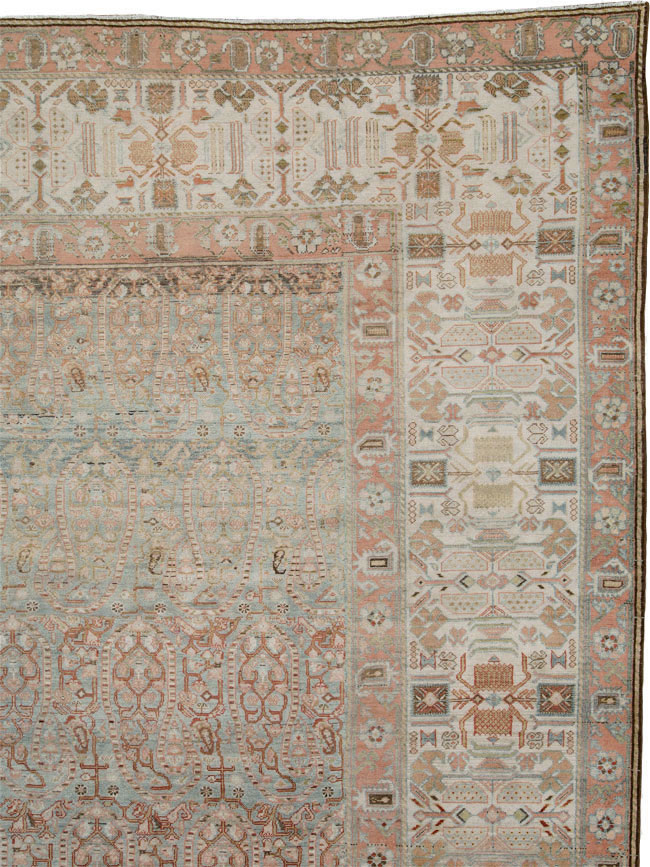 Vintage Persian Malayer Carpet, No.18697 - Staging