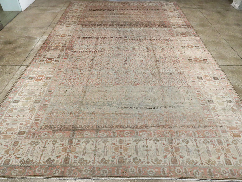 Vintage Persian Malayer Carpet, No.18697 - Staging