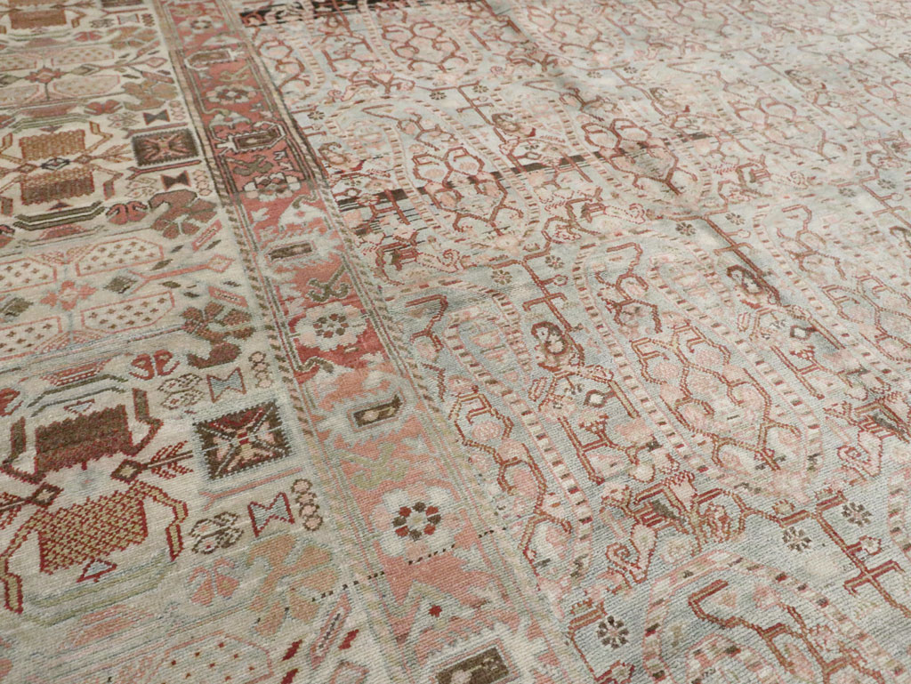 Vintage Persian Malayer Carpet, No.18697 - Staging