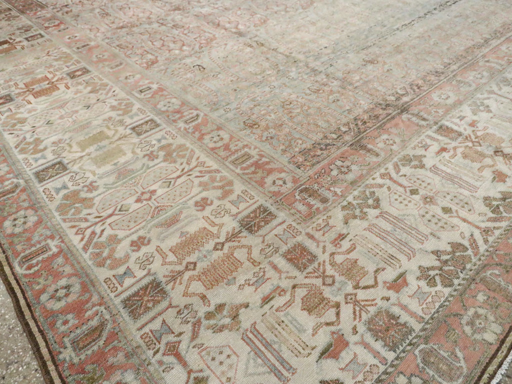 Vintage Persian Malayer Carpet, No.18697 - Staging