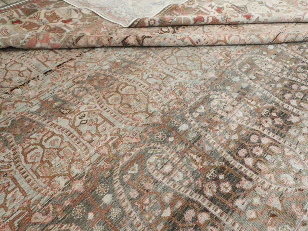 Vintage Persian Malayer Carpet, No.18697 - Staging