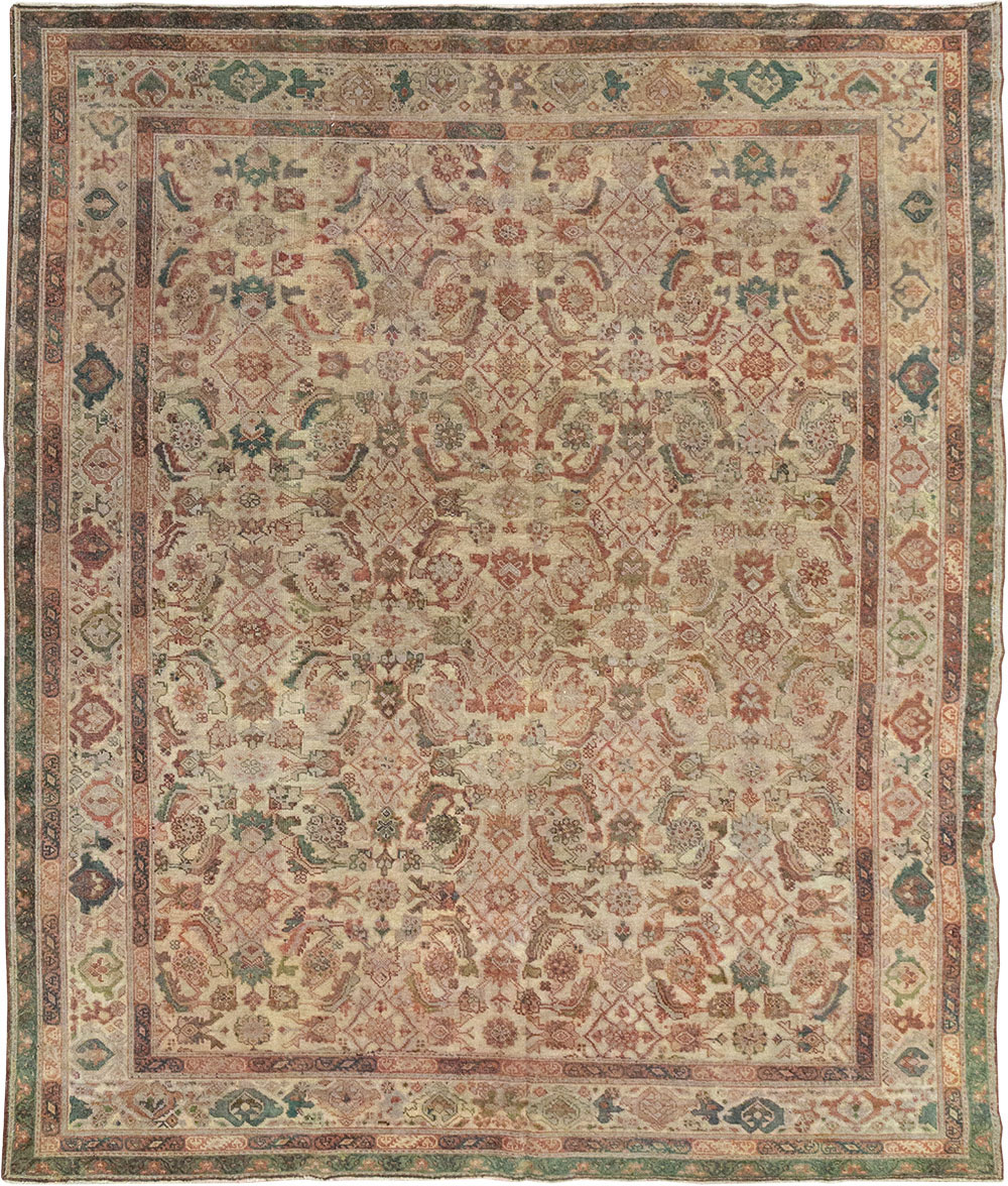 Vintage Indian Lahore Room Size Carpet, No.18710 - Staging